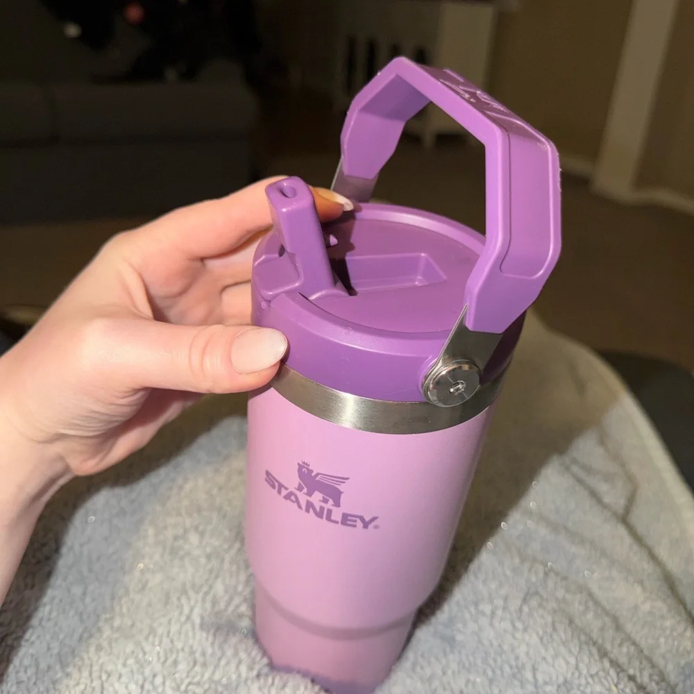 Stanley Purple Insulated Travel Tumbler with Flip Lid - Picture 2 of 3